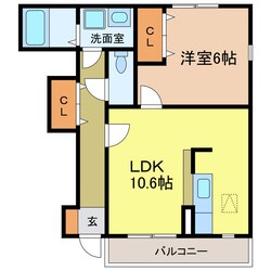 サンブレスの物件間取画像